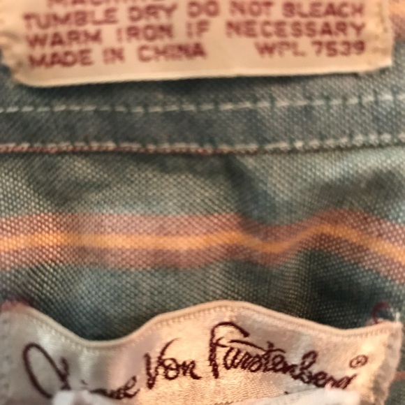 Diane Von Furstenberg Shirt Size 12 - Picture 7 of 8